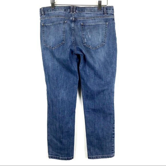 New York Company Skinny Distress Jeans Size 6 Blue - Picture 2 of 8